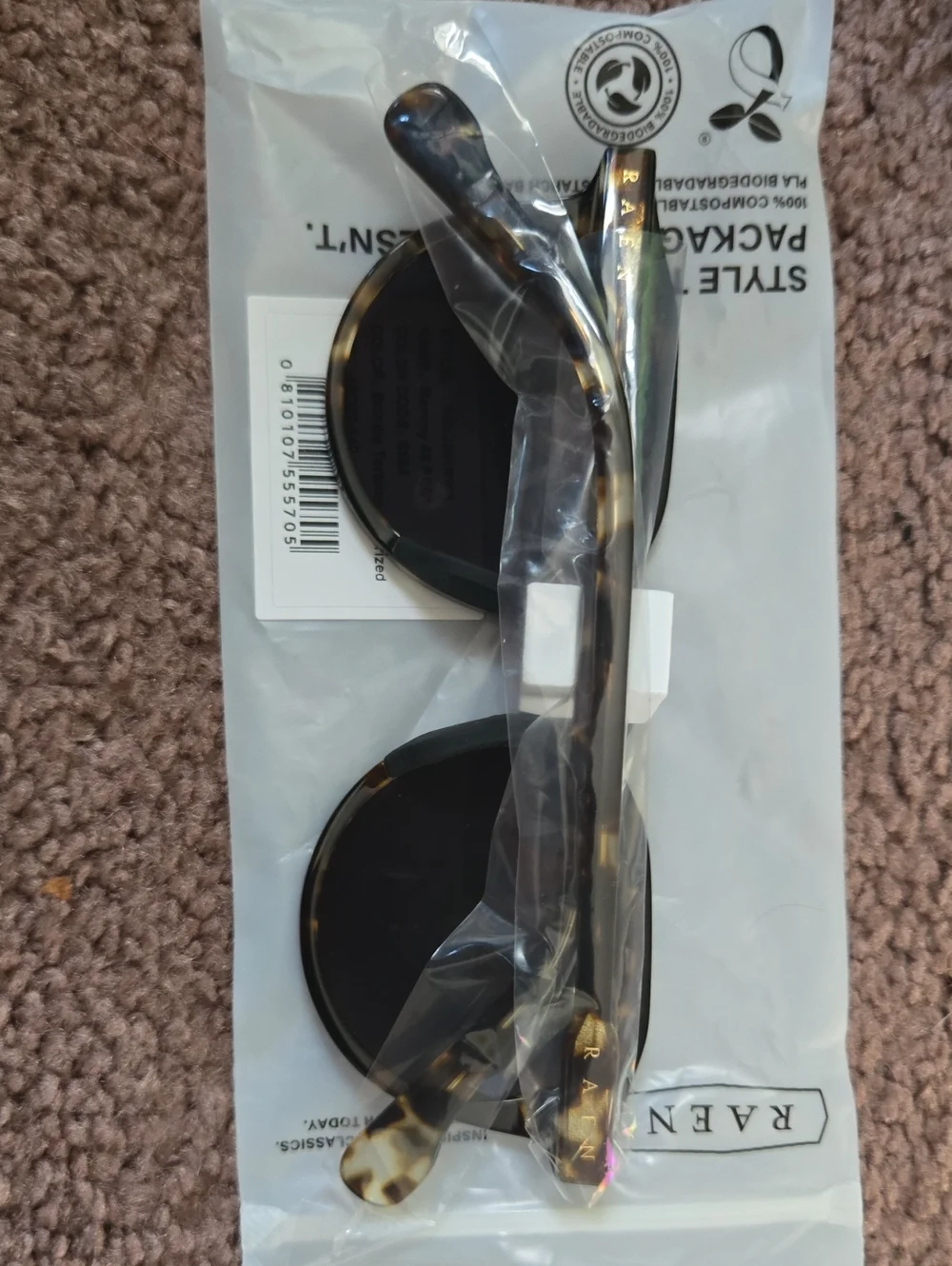 Raen Remmy REC° Brindle Tortoise / Terra Polarized Lens 49 Fit